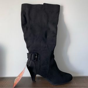 Extra-Wide Calf Knee High Boots